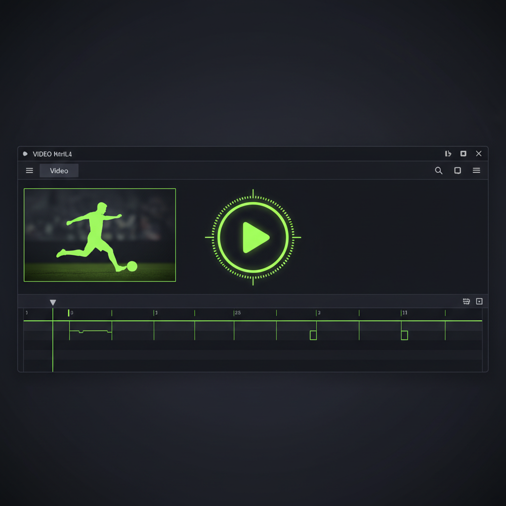 Professional athletic resume displayed on a digital tablet with a lime green and dark tone color scheme.