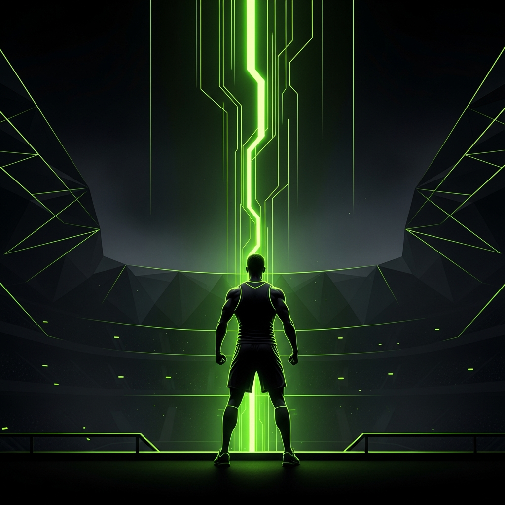 Beyond the Scoreboard - Cinematic Athlete Silhouette