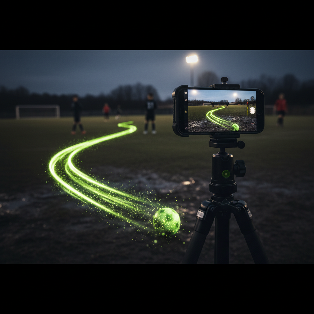 iPhone camera settings for filming football, showing 4K resolution at 60 frames per second.