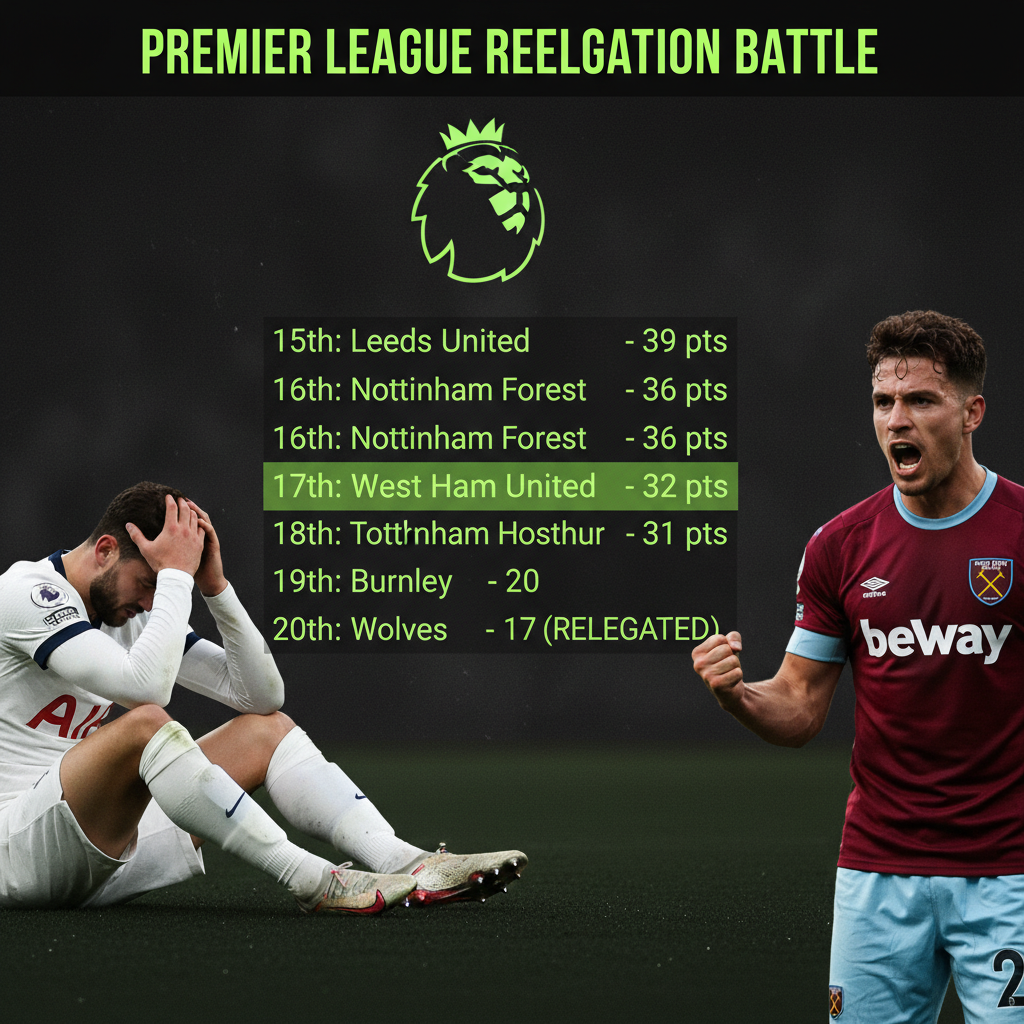 Tottenham Hotspur's new head coach Roberto De Zerbi looking concerned on the touchline amidst the relegation battle.